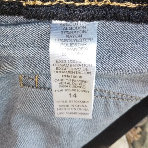 DEMOCRACY Jeans sz 14 Absolution "Ab" Technology Stretch Skinny Ankle VGC - Picture 10 of 14